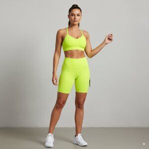 n:Philanthropy Baylis Sports Bra & Bedford Biker Short Lime